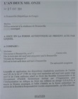 Status signés et notariés